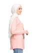 Powder Rose Printed Long - Sleeve Design 33 - Khotwh